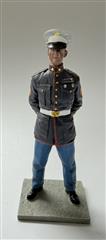 W. Britain 13054 U.S. Marine in Dress Blues Post WWII Soldier Figure w/Box
